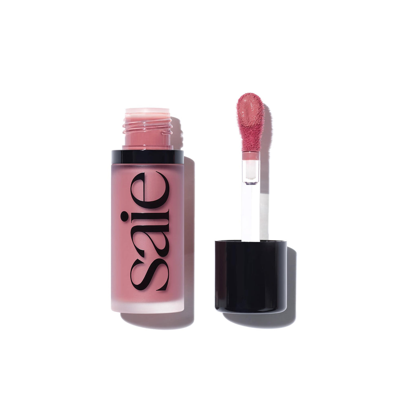 Saie Dew Liquid Blush for Cheeks - Hydrating Cream Blush Stick with a Blendable + Buildable Formula - Skincare Infused Dewy Cheek Tint for a Natural Flush - Glowy Makeup Essential - Chilly (.40 oz)