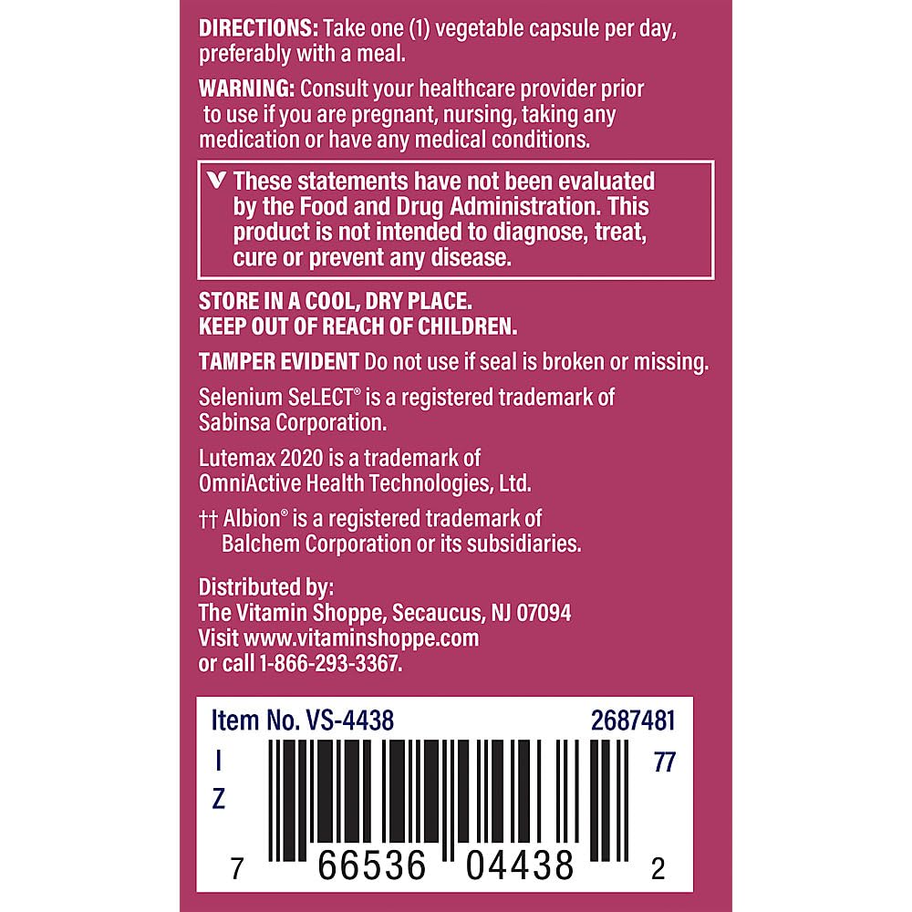 The Vitamin Shoppe WomenaTMs 50+ Once Daily Multivitamin a Immune, Energy, Digestive, Cardiovascular, and Stress Support (60 Capsules)