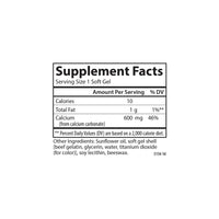 Thumbnail for Carlson - Cal-600, 600 mg Calcium, Bone Support, Healthy Teeth & Optimal Wellness, 100+30 Softgels