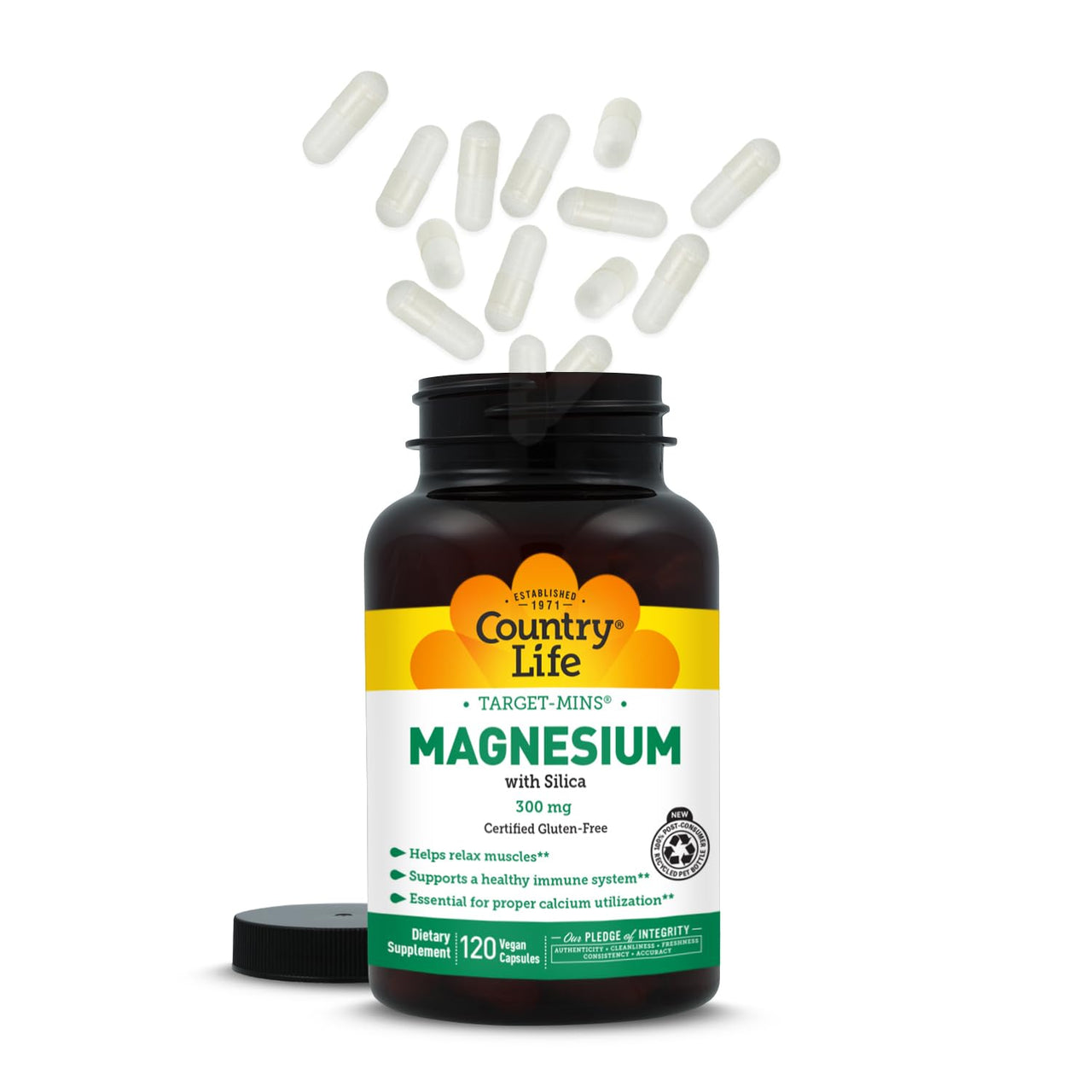 Target-Mins Magnesium with Silica 300 mg 120 Vegetarian Capsules