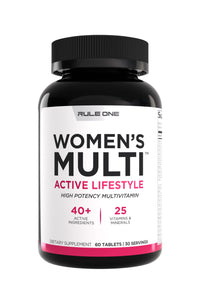 Thumbnail for Rule 1 Proteins Women's Multi - Women's Daily Vitamins, Essential Minerals, Superfoods, and Botanical Extracts for Active Lifestyles and Wellness Support (60 Tablets, 30 Day Supply)