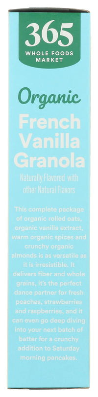 Thumbnail for 365 by Whole Foods Market, Organic French Vanilla Almond Granola, 17 Ounce