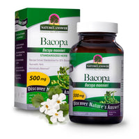 Thumbnail for Nature's Answer Bacopa Monnieri | Helps Improve Memory | NON-GMO| No Preservatives | Gluten-Free, Vegan & Vegetarian â€“ 500mg (90 Capsules)
