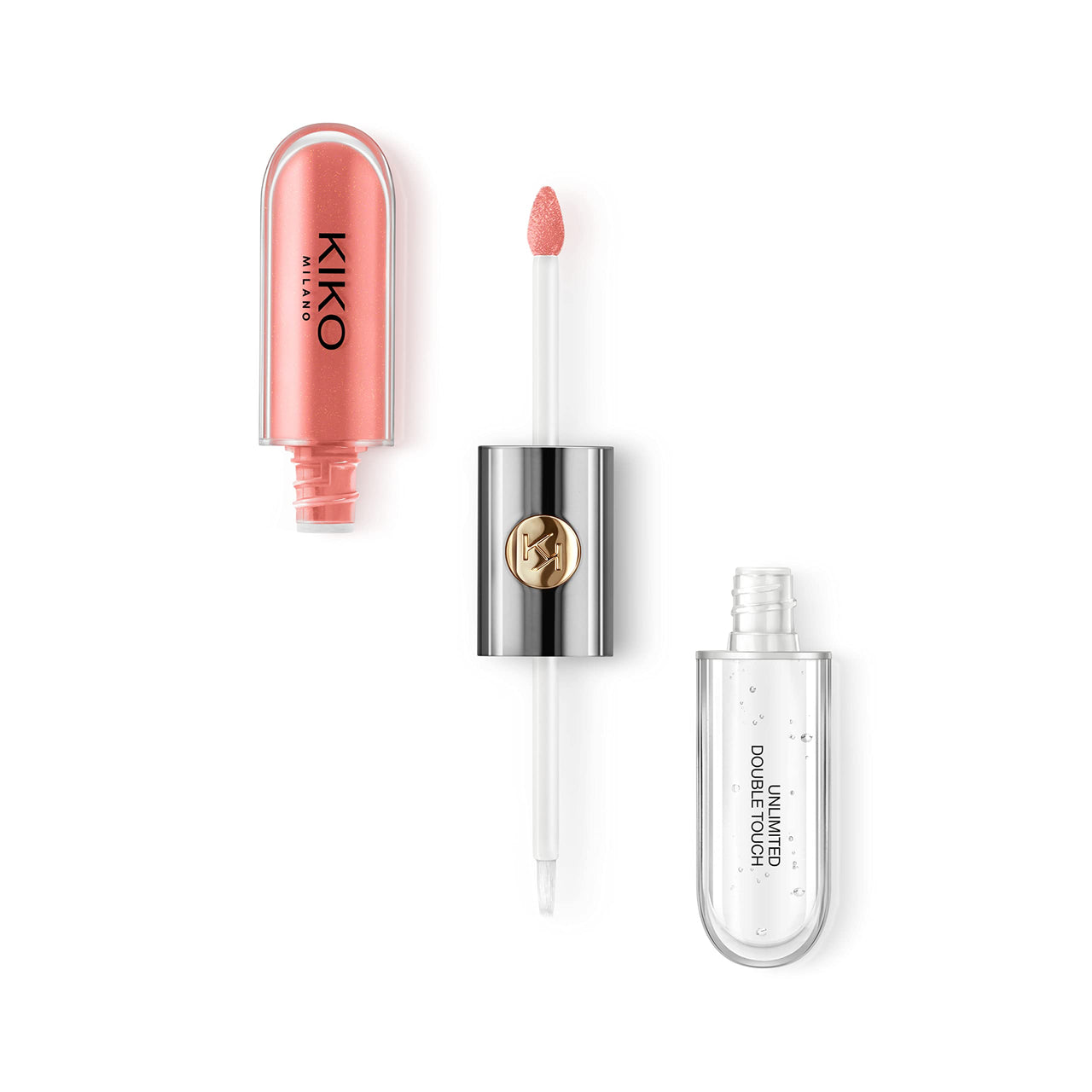Kiko Milano Unlimited Double Touch 113, Liquid Lipstick With A Bright Finish In A Two-Step Application. Lasts Up To 12 Hours. No-Transfer Base Colour