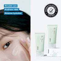 Thumbnail for celimax The Real Cica Soothing Cream | with Fresh Cica Extract, Oil Free, Hydrating, Moisturizing, Calming, Dry Oily Combination Sensitive Skin, Korean Skincare, Lightweight Gel Cream, 50ml
