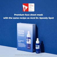 Thumbnail for ISOI ACNI Dr. 1st Speedy Mask 10EA, Hypoallergenic & Moisturizing Mask for Sensitive Skin, Quick Calming Acne Care, Korean Skin Care