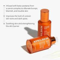 Thumbnail for APRILSKIN Carrotene Clarifying Facial Serum | Vegan, Non-comedogenic | Blemish Clear, Dark Spot Corrector | Korea Skincare | Oily Skin, Sensitive Skin, Bumpy Skin | 1.25 fl.oz