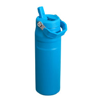 Thumbnail for Stanley IceFlow Flip Straw 2.0 Water Bottle 24 OZ | Built-In Straw with Larger Opening | Lightweight & Leak-Resistant | Insulated Stainless Steel | BPA-Free | Azure