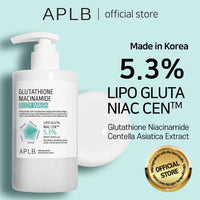Thumbnail for APLB Glutathione Niacinamide Body Wash | LIPO GLUTA NIAC CEN™ 5.3% 10.14 FL.OZ/Korean Skincare, Gentle Ingredients for The Safety of Your Skin, Long Lasting deep Moisture for Soft Skin