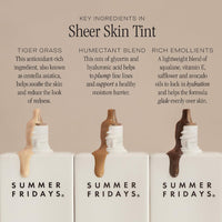 Thumbnail for Summer Fridays Sheer Skin Tint - Tinted Moisturizer with Hyaluronic Acid - Helps Diminish Uneven Skin Tone - Sheer to Light Coverage - Shade 2.5 - Light with Cool Peach Undertones (1 Fl Oz)
