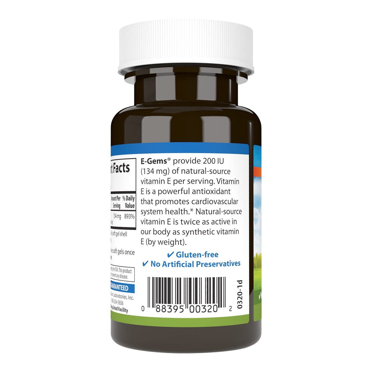 Carlson E-Gems 200 IU (134 mg), Natural-Source Vitamin E, Optimal Wellness, 90 Soft Gels