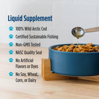 Thumbnail for Nordic Naturals Pet Cod Liver Oil, Unflavored - 8 oz - 1048 mg Omega-3 Per Teaspoon - Fish Oil for Dogs with EPA & DHA - Promotes Skin, Coat, & Immune Health
