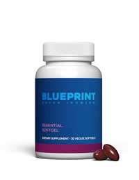 Thumbnail for Blueprint Bryan Johnson Essential Softgel Supplement - Lutein, Zeaxanthin, Lycopene, Vitamin K1 & K2 MK-7 & MK-4 - Optimal Vision, Bone Support - Vegan, All Ages (30 Servings)