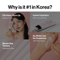 Thumbnail for d'alba Piedmont Waterfull Tone-Up Sunscreen Serum BROAD SPECTRUM SPF 50 + Korean Sunscreen for Face, All Skin Tones, Sweat Proof Formula (1.69 fl.oz.)