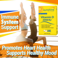Thumbnail for Windmill Health Products Sunshine Super Vitamin D - 2000 IU - 60 Tablets