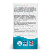 Thumbnail for Nordic Naturals Ultimate Omega + CoQ10, Lemon - 60 Soft Gels - 1280 mg Omega-3 + 100 mg CoQ10 - Heart Health, Cellular Energy, Antioxidant Support - Non-GMO - 30 Servings