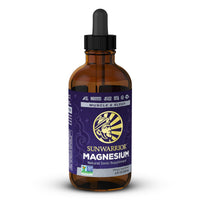 Thumbnail for Sunwarrior Magnesium Mineral Supplement Natural Ionic Liquid Drink Additive | Features Trace Minerals to Support Brain Heart & Muscle (4 FL Oz) 28 Servings