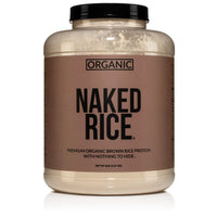 Thumbnail for NAKED nutrition Rice - Organic Brown Rice Protein Powder - Vegan Protein Powder - 5Lb Bulk, Gmo Free, Gluten Free & Soy Free. Plant-Based Protein, No Artificial Ingredients - 76 Servings