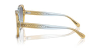 Thumbnail for COACH HC8395F Low Bridge Fit Sunglasses, Cider/Baby Blue/Blue Gradient, 56 mm