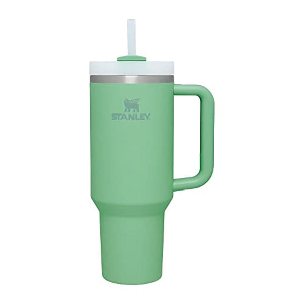 Stanley Quencher H2.0 Tumbler with Straw 40 oz | Flowstate 3-Position Lid | Cup Holder Compatible for Travel | Insulated Stainless Steel Cup | BPA-Free | Jade