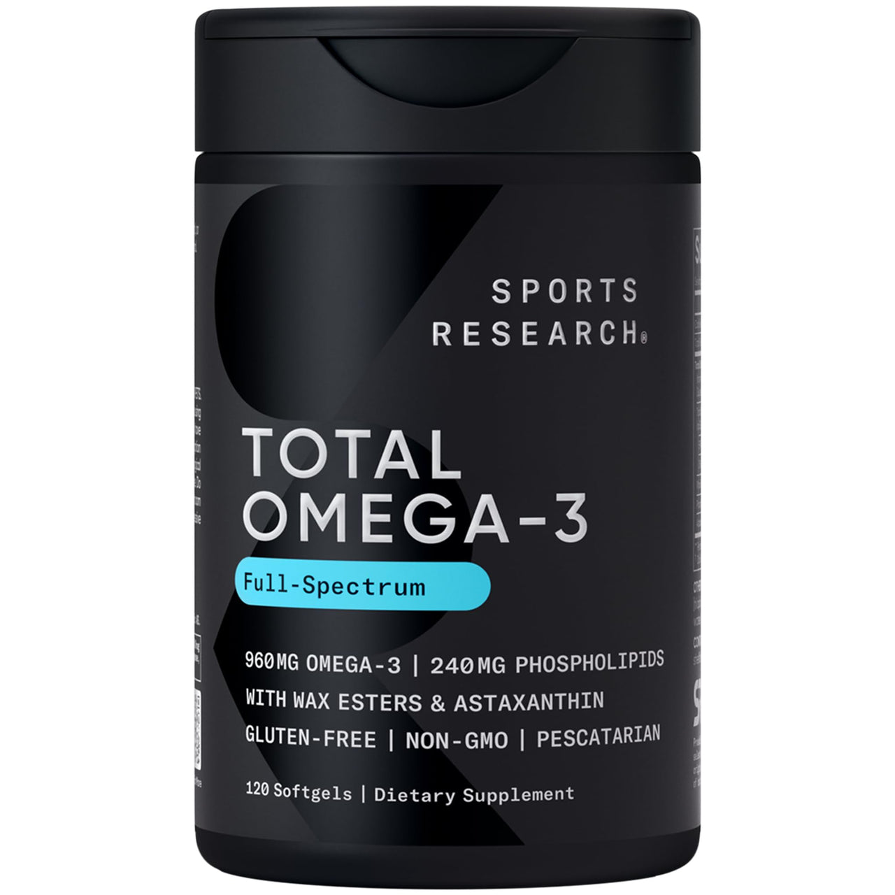 Sports Research® Omega-3 Fish Oil Bundle - Total Omega-3 2200mg (Krill, Salmon & Pollock) + Triple Strength Fish Oil 1250mg - High EPA & DHA Supplement