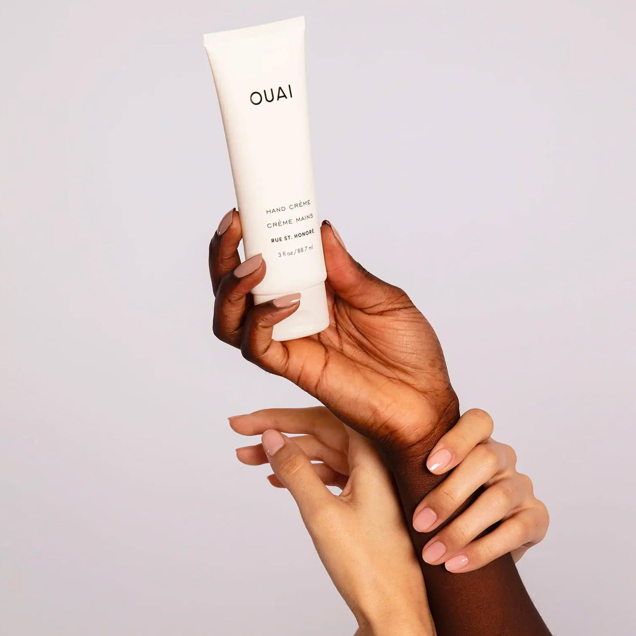 OUAI Hand Cream - Thick, Creamy Balm with Coconut Oil, Murumuru Butter and Shea Butter - Hydrating Moisturizer for Soft Hands - Use Daily to Deeply Nourish Skin (3 Oz)