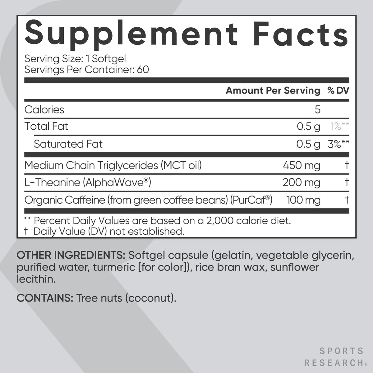 Sports Research® Zen Strength Pack - Creatine Monohydrate Powder + L-Theanine Supplement with Caffeine & Coconut MCT Oil