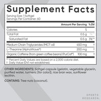 Thumbnail for Sports Research® Pre Workout Pack - Creatine Monohydrate 10.58 oz + L-Theanine Supplement with Caffeine & Coconut MCT Oil + Full Spectrum of B Vitamins with Methylated B12 & Folate