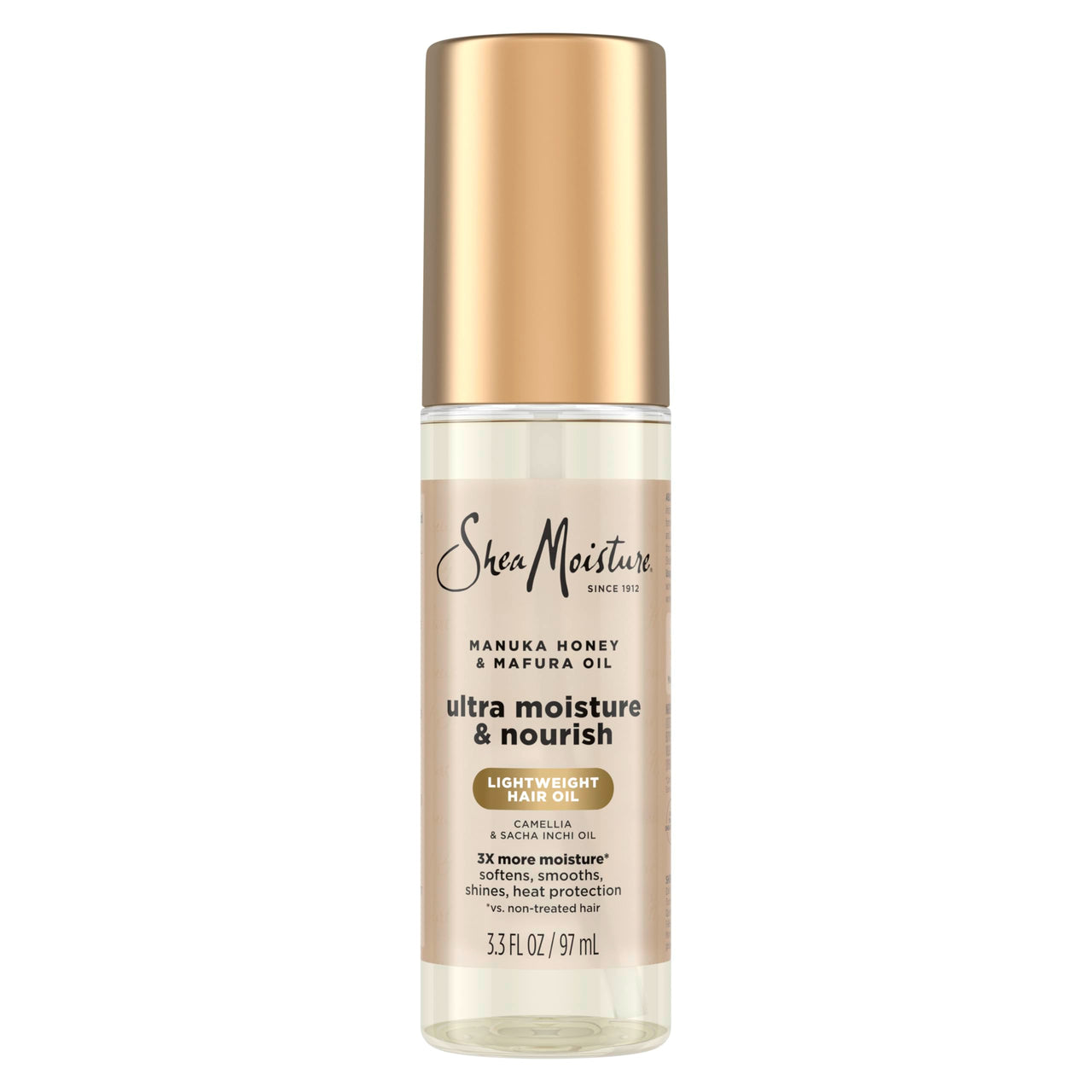 Shea Moisture Ultra Nourishing Manuka Honey & Mafura Oil Manuka Honey & Mafura Oil Instantly Hydrates And Smooths Hair 3.3 Fl Oz