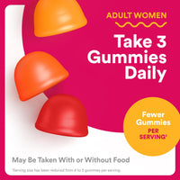 Thumbnail for SmartyPants Women's Multivitamin Gummies, Omega 3 (DHA/EPA), Methylfolate, CoQ10, Vitamin D3, C, Vitamin B12, B6, A, K & Zinc, Inositol, Gluten Free, 90 Count (30 Day Supply)