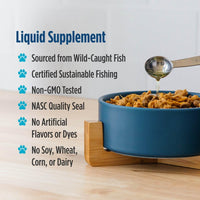 Thumbnail for Nordic Naturals Omega-3 Pet, Unflavored - 16 oz - 1380 mg Omega-3 Per Teaspoon - Fish Oil for Large to Very Large Dogs with EPA & DHA - Promotes Heart, Skin, Coat, & Immune Health