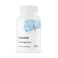 Thumbnail for THORNE - Iron Bisglycinate - 25 mg Iron Supplement for Enhanced Absorption Without Gastrointestinal Side Effects* - NSF Certified for Sport - Gluten-Free - 60 Servings