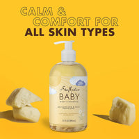 Thumbnail for SheaMoisture Baby Wash & Shampoo for All Skin Types Raw Shea, Chamomile & Argan Oil Baby Wash and Shampoo with Frankincense & Myrrh to Help Cleanse 13 oz, Gold, Packaging may vary