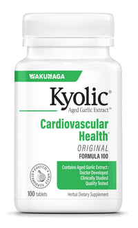 Thumbnail for Kyolic Aged Garlic Extract Formula 100, Cardiovascular Health*, 100, Tablets.