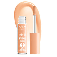 Thumbnail for NYX PROFESSIONAL MAKEUP This Is Milky Gloss, Lip Gloss with 12 Hour Hydration, Vegan - Milk & Hunny (Honey Nude)