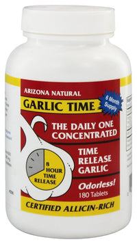 Thumbnail for Arizona Natural - Garlic Time T/R 1800Mg 180 Tab