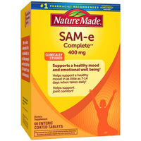 Thumbnail for Nature Made SAM-e Complete 400 mg. Tablet (Helps Support Healthy Mood & Joint Comfort) 60 Count