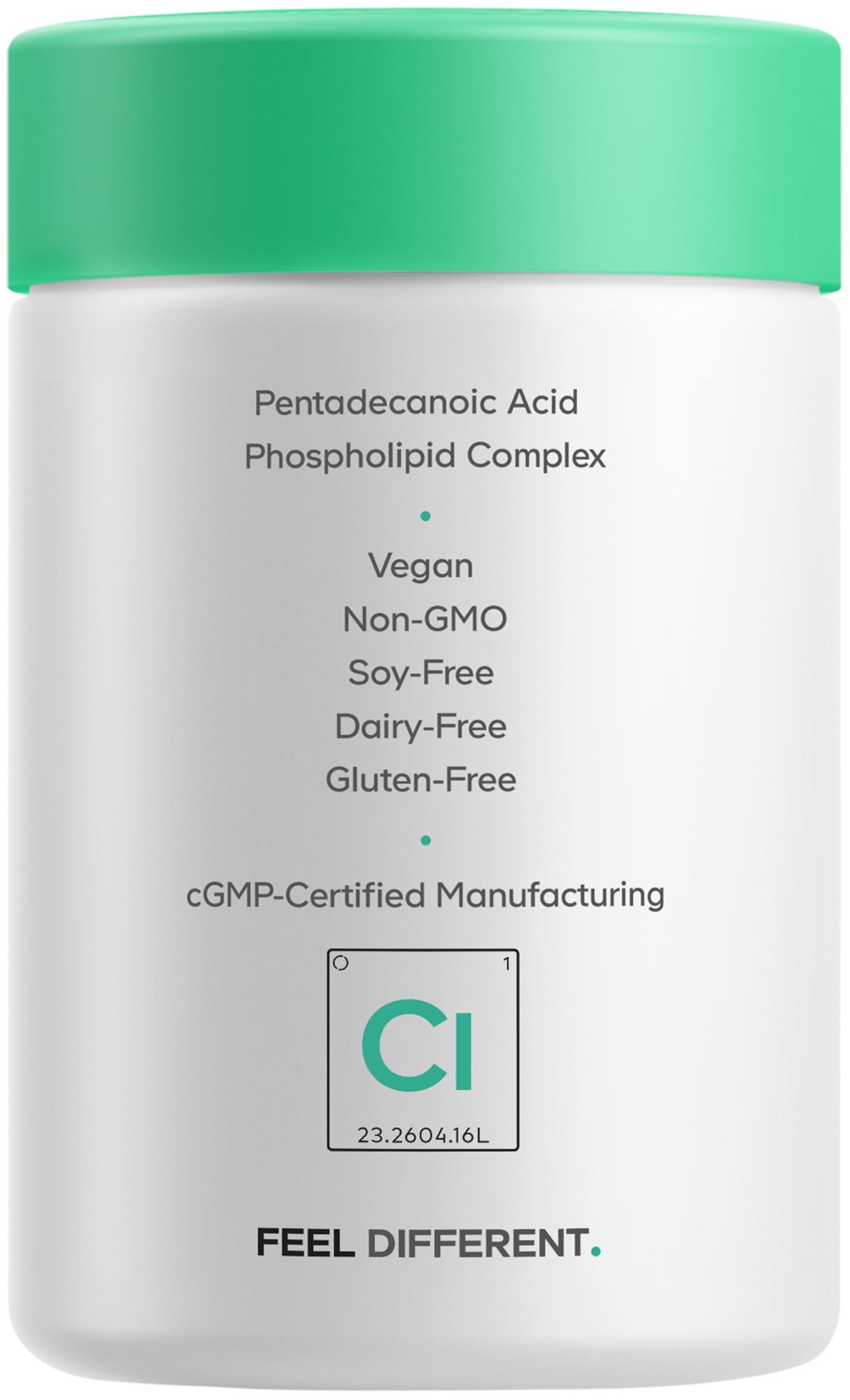 Codeage Liposomal C15:0 Supplement - C15 Fatty Acid Pentadecanoic Acid, CoQ10 & Astaxanthin - Healthy Aging & Longevity Support - 30 Capsules