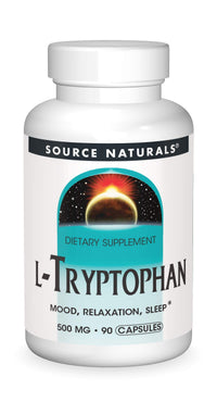 Thumbnail for Source Naturals: L-Tryptophan, 500 mg 90 caps