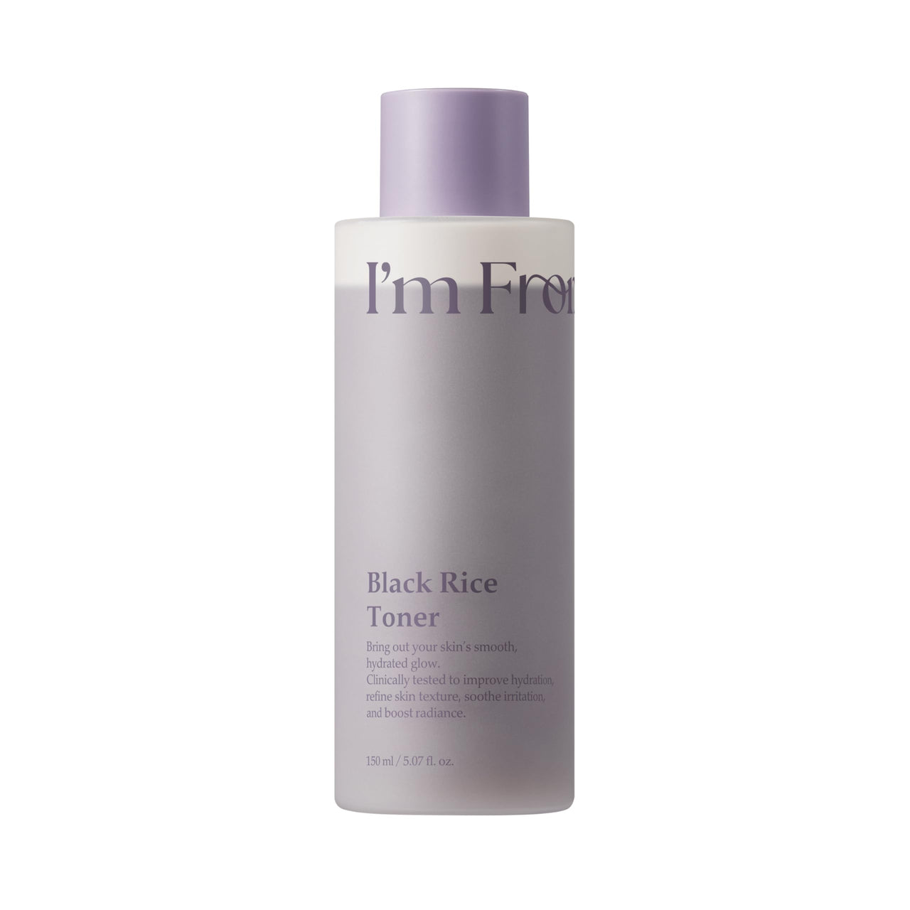 I'm from Black Rice Toner for Oily Skin, Sebum Control Toner, Lightweight, Niacinamide, Panthenol, Fragrance Free, Korean Skin Care, 150ml, 5.07 fl.oz