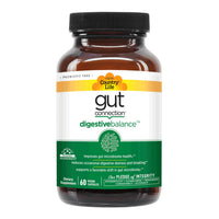 Thumbnail for Country Life Gut Connection Digestive Balance – Prebiotic & Digestive Enzyme Supplement for Gut Health, Bloating Relief, and Improved Bowel Movements – Gluten-Free, Vegan, Non-GMO, 60 Capsules