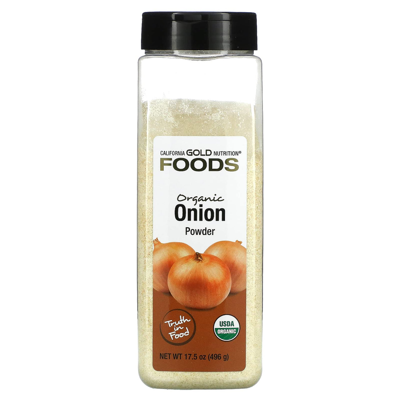 California Gold Nutrition FOODS - Organic Onion Powder, 17.5 oz (496 g)