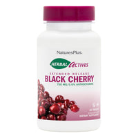 Thumbnail for NaturesPlus Herbal Actives Black Cherry - 30 Tablets - Extended Release Antioxidant Support - Vegetarian, Gluten Free - 30 Servings