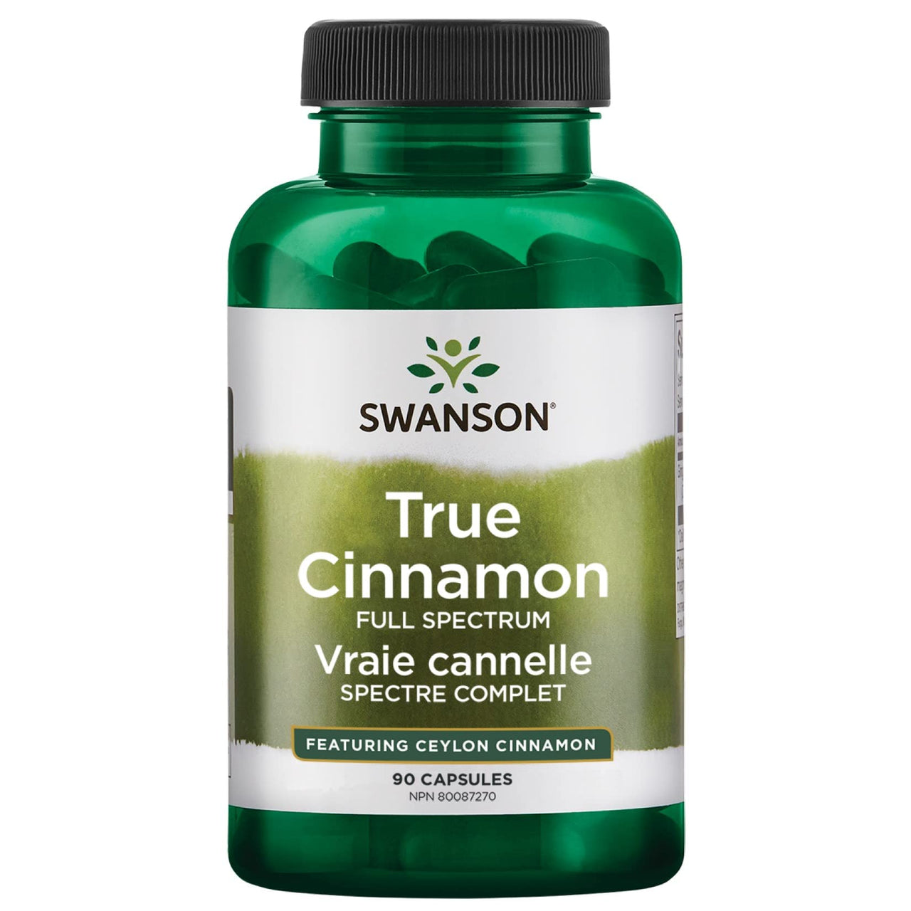 Swanson Full Spectrum True Cinnamon - Herbal Supplement - (120 Capsules, 300mg Each)