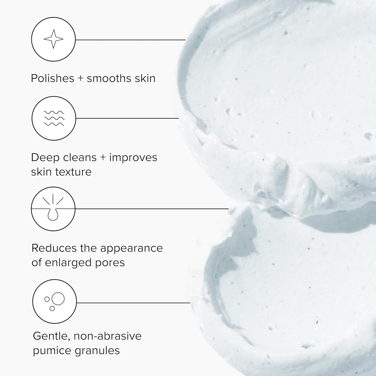DRMTLGY Microdermabrasion Scrub – Gentle Facial Exfoliating Scrub to Smooth & Polish Skin – Face Exfoliator for Dull, Rough Texture – Pumice Exfoliant – 2 oz