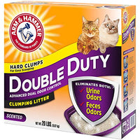 Thumbnail for Arm & Hammer Double Duty Clumping Litter, 20lb