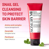 Thumbnail for SOME BY MI Snail Truecica Miracle Repair Low pH Gel Cleanser - 3.38Oz, 100ml - Made from Snail Mucin for Sensitive Skin - Daily Face Wash for Deep Cleansing and Skin Moisturizing - Korean Skin Care