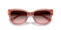 Thumbnail for COACH HC8379U Universal Fit Sunglasses, Tea Rose C/Grey Pink Gradient, 54 mm
