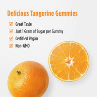 Thumbnail for Nordic Naturals Vitamin C Extra Strength Gummies - Tangerine Flavor - 60 Gummies - 500 mg Vegan Vitamin C Supplement - Low-Sugar Immune - Support - 30 Servings