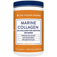 Thumbnail for The Vitamin Shoppe Marine Collagen Powder a Hair, Skin, & Nail Support a Unflavored (7.62 oz./18 Servings)